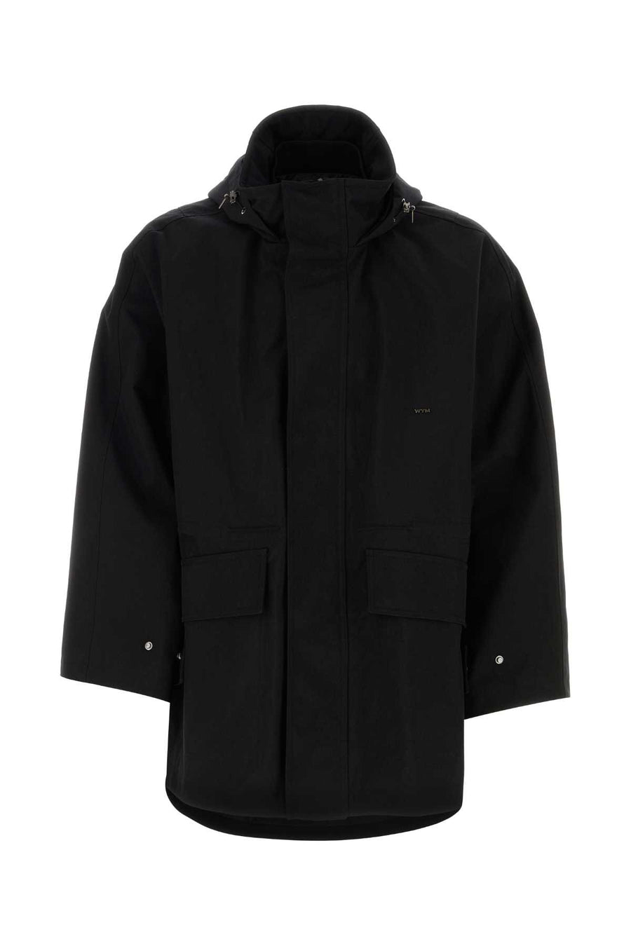 Wooyoungmi Exterior: 100% Nylon jacket in black