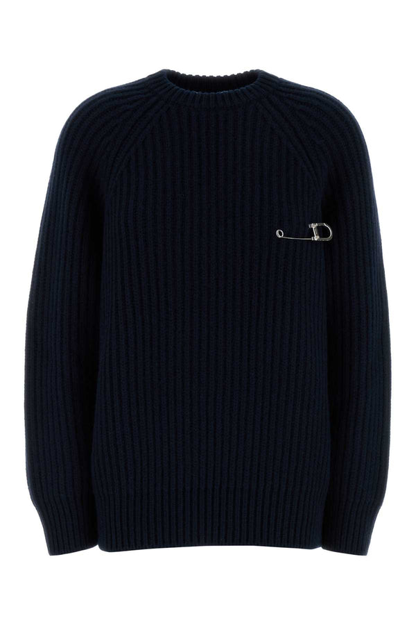Prada 70% wool sweater in navy