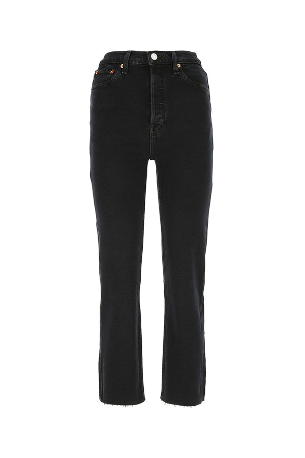 Re Done Jetblueblack Denim jeans in black
