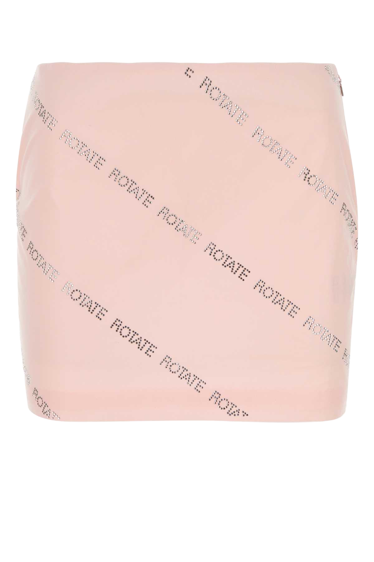 Pastel Pink Poplin Mini Skirt Balletslipper Exterior: Cotton Gonne