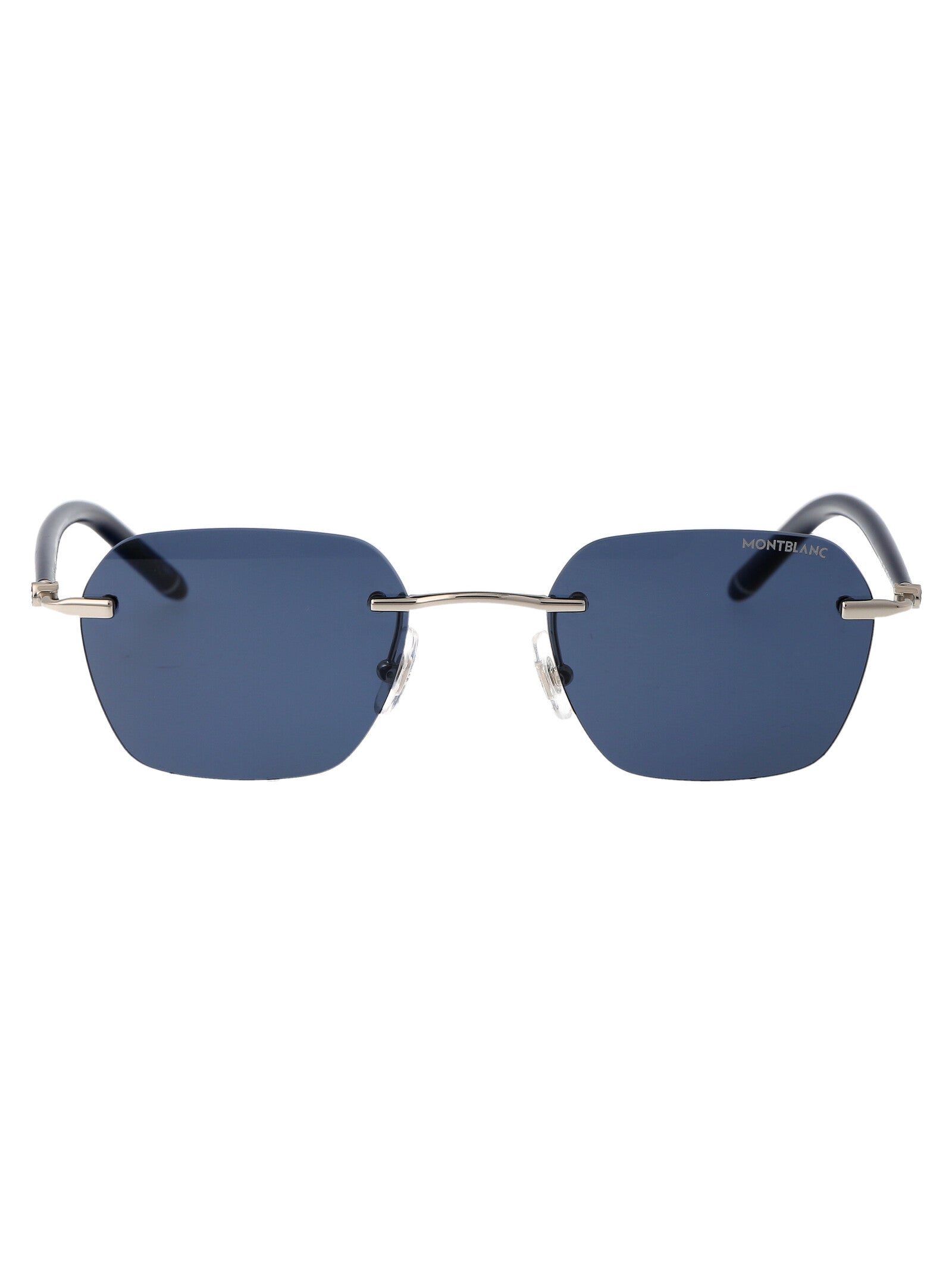 003 Silver Blue Acetate Sunglasses