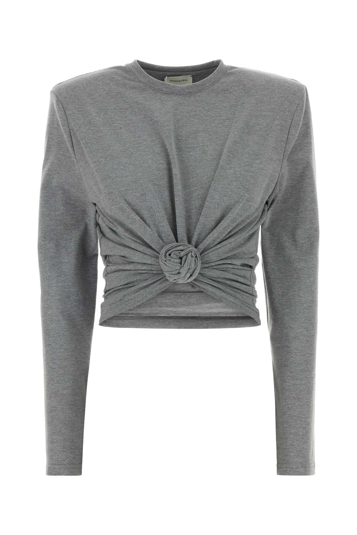 Grey Exterior: Cotton Elastane Maglie