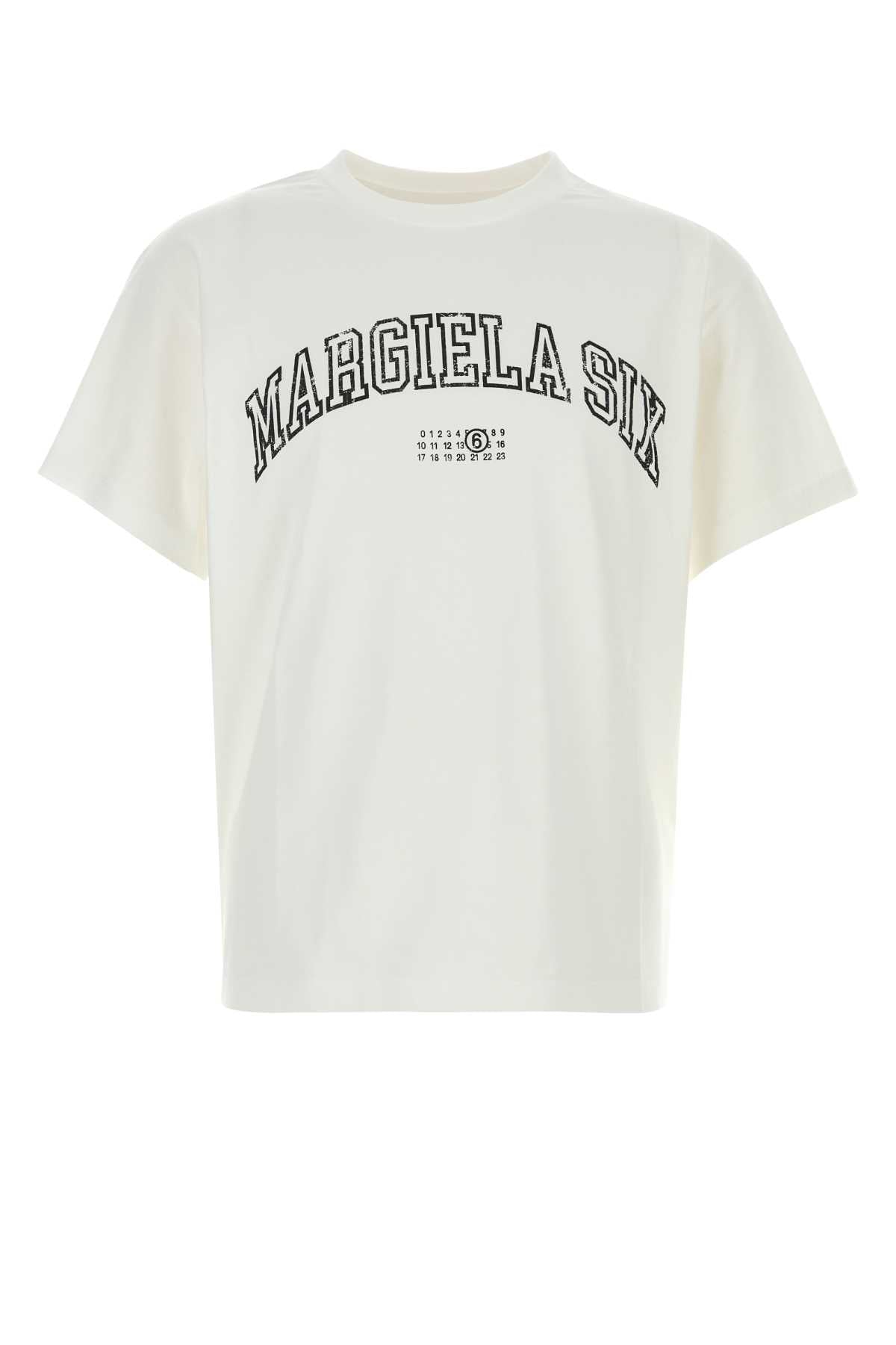 White Cotton T-Shirt Exterior