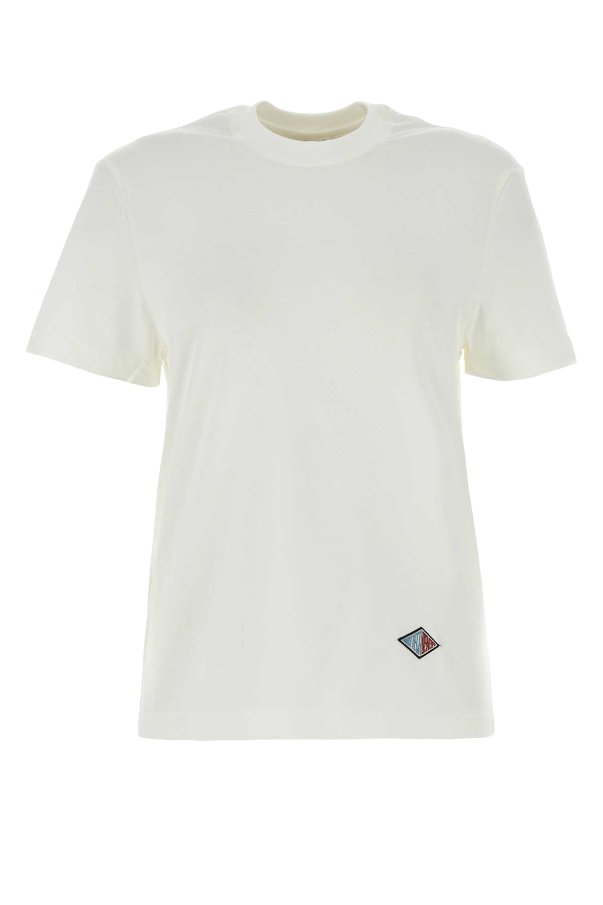 White Cotton T-Shirt Chalk Exterior