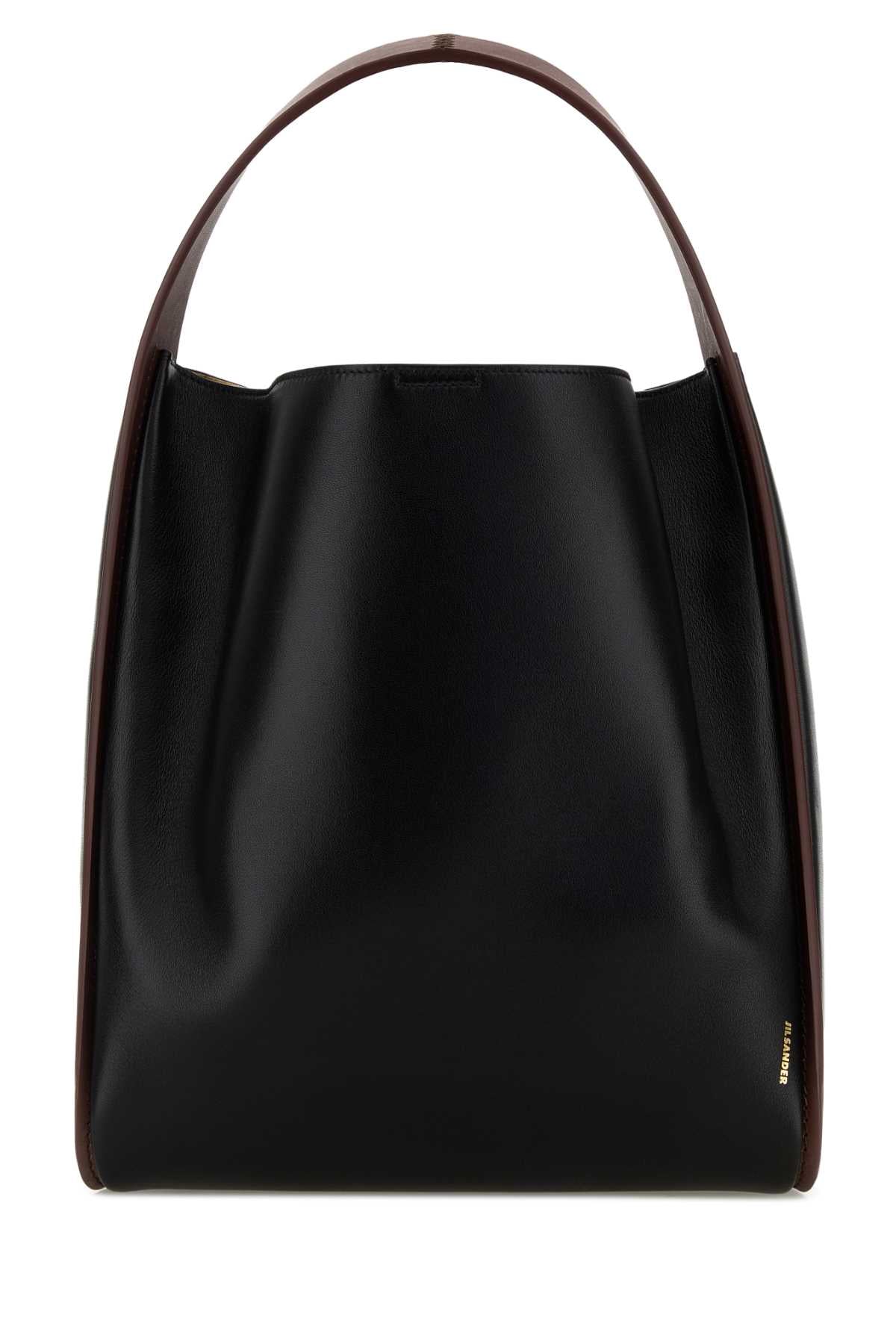 Black Leather Pivot Bucket Bag Borse A Secchiello