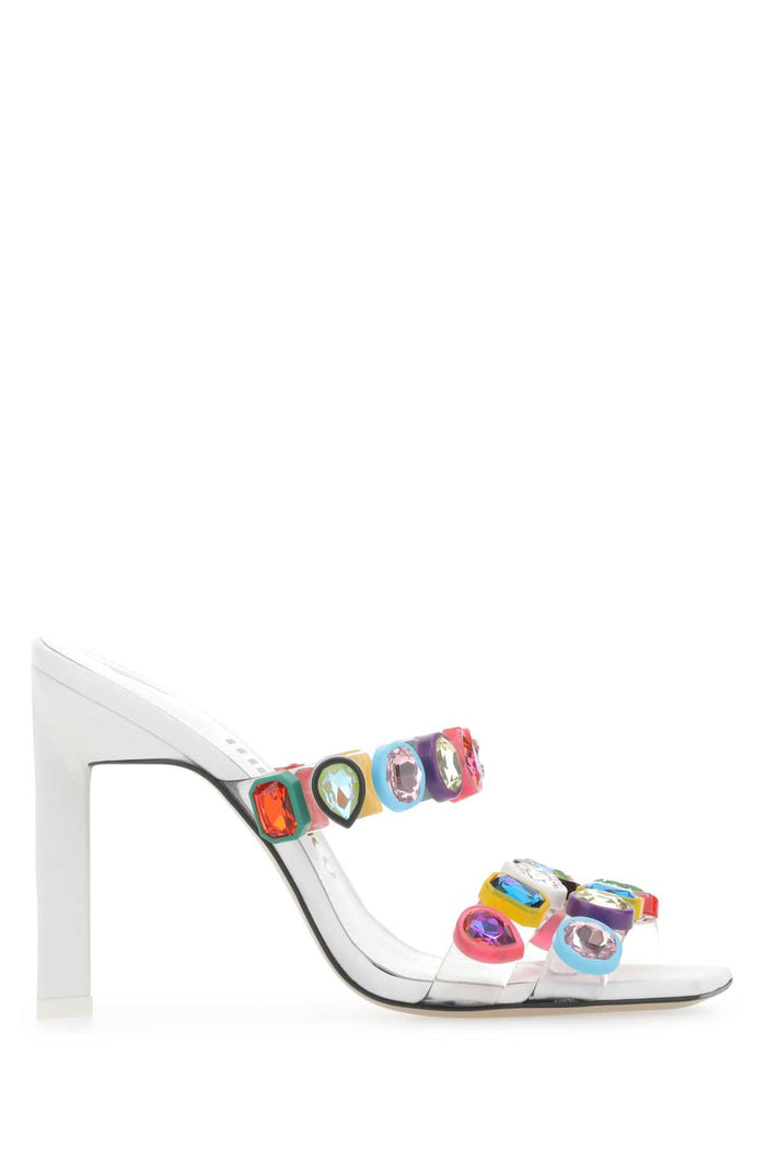 Embellished Pvc Nanci Mules 021 Sandali