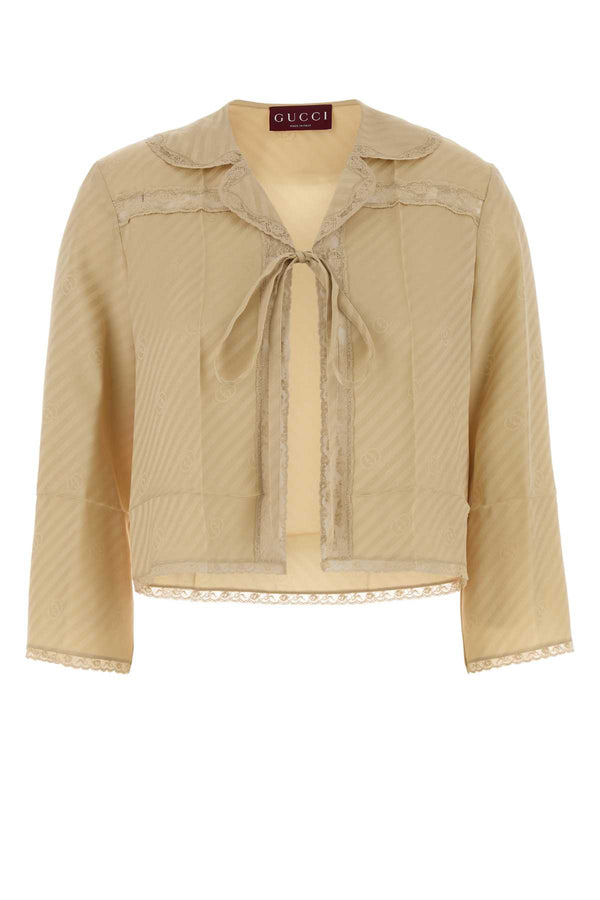 Gucci Silk blouse in beige