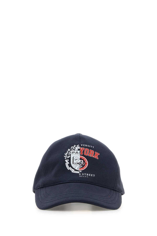 A.P.C. Eden 100% Cotton baseball cap in navy