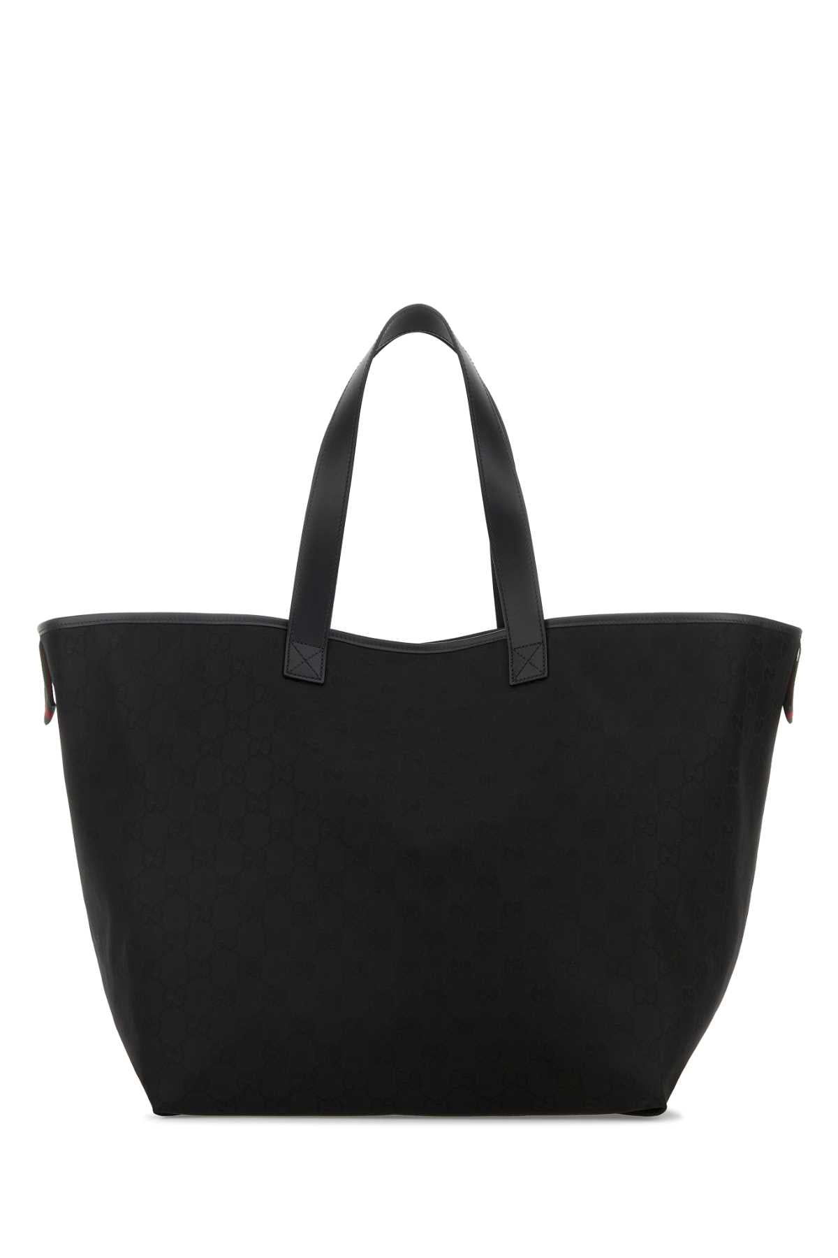 Black Fabric Shopping Bag Blkblkblkvrvblk Borse A Mano