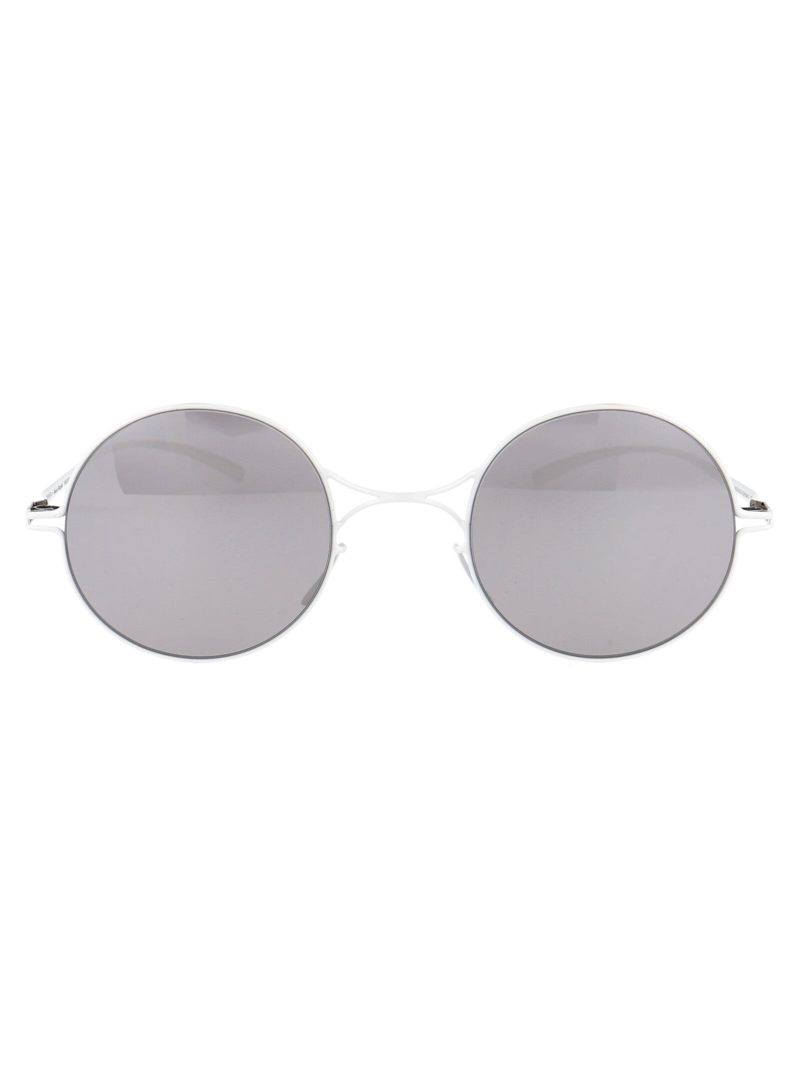 Mmesse002 E13 White Warmgrey Flash Nylon Sunglasses