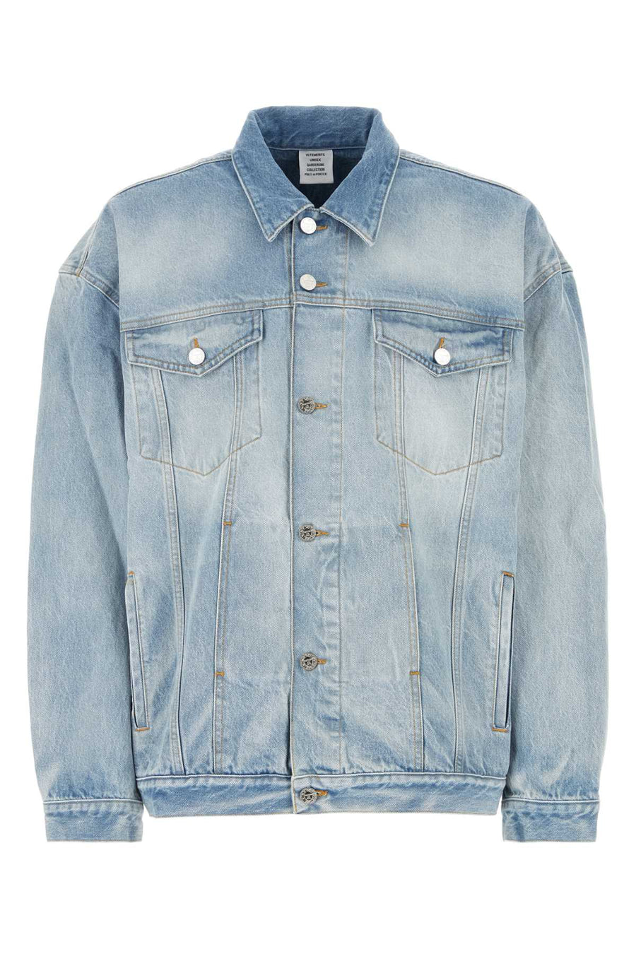 Vetements 100% Cotton jacket in blue