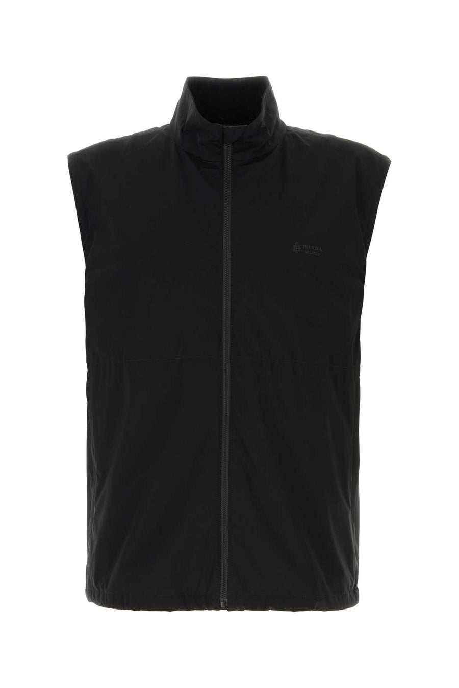 Prada Exterior: 65% Nylon 35% Elastane; Lining: 65% Nylon 35% Elastane vest in black