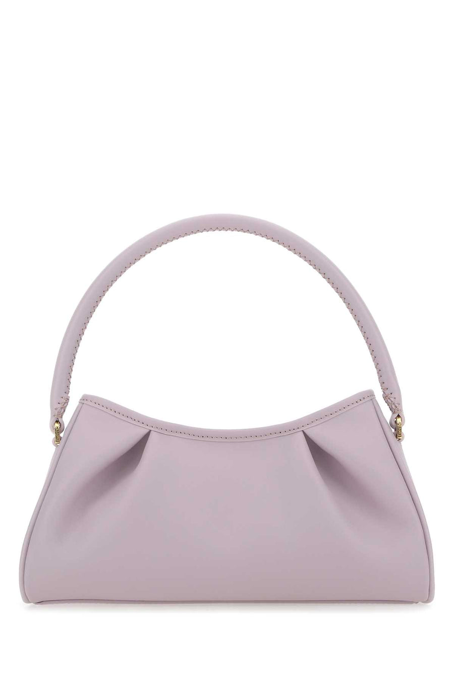 Elleme Exterior: 100% Bovine leather shoulder bag in purple