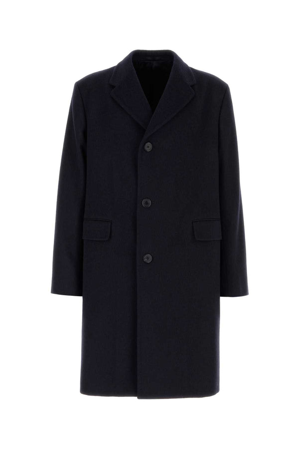 Prada 100% Wool coat in navy