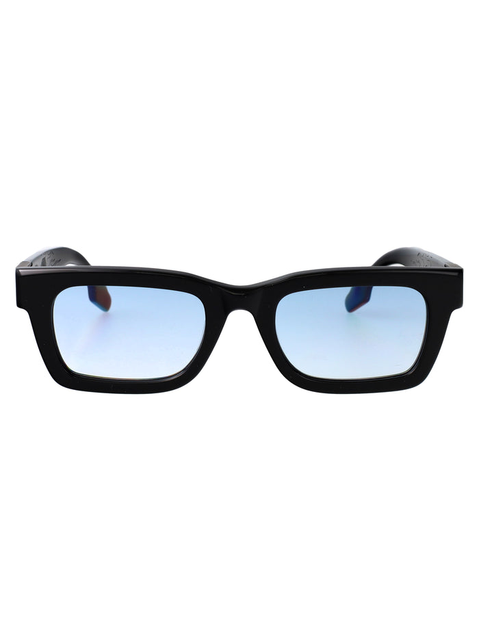 Vs0001sun 002 002-bs/sky Black Faded Blue Acetate Sunglasses