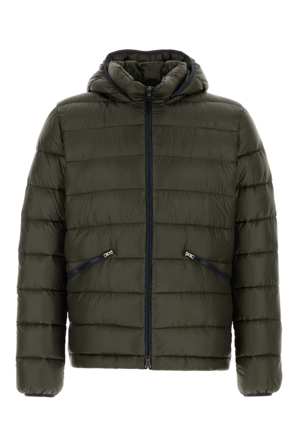 Herno Exterior: 100% Nylon; Lining: 100% Nylon; Padding: 90% Down down jacket in green