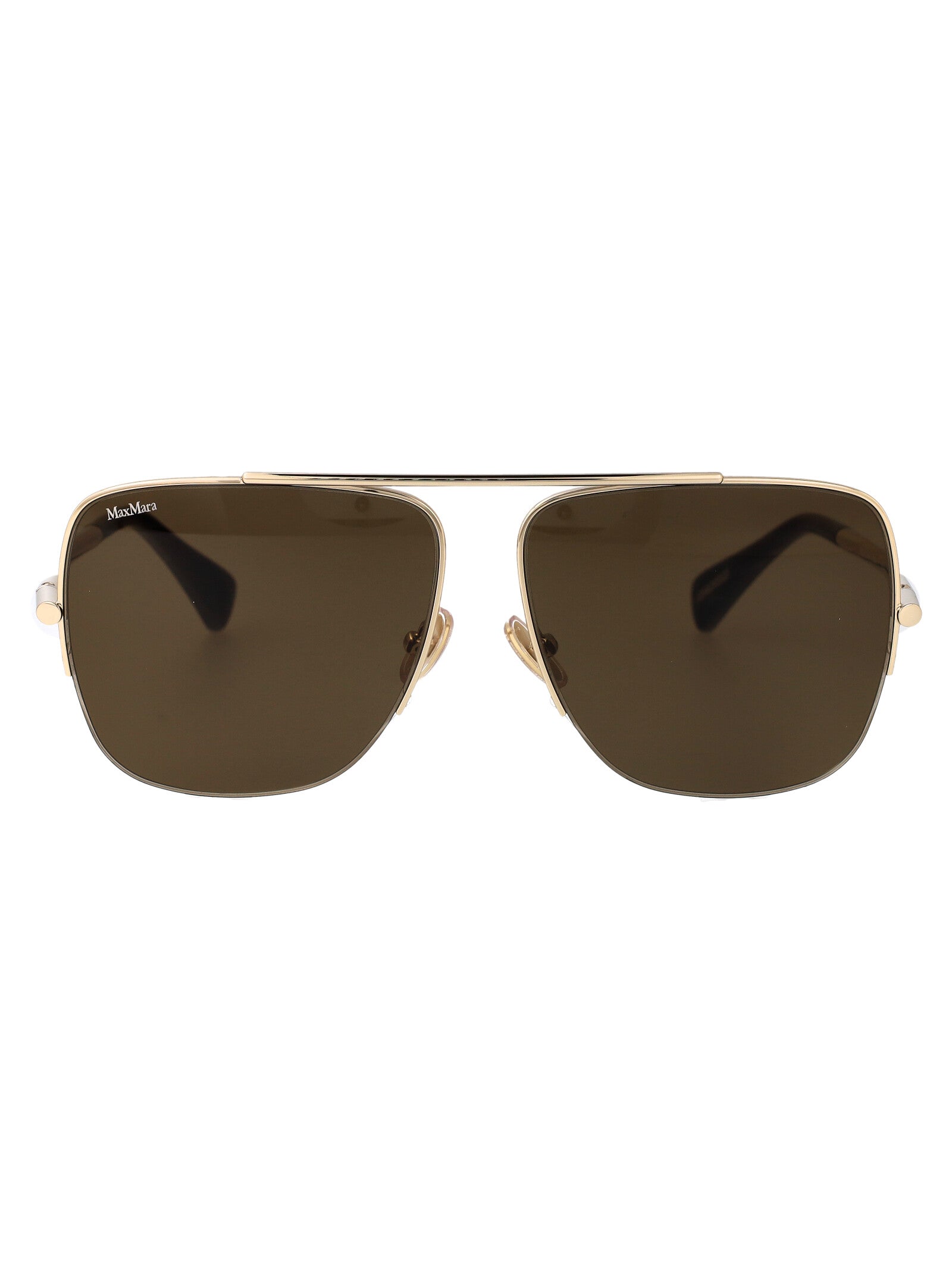Mm0121-S 32n Gold Black Metal Sunglasses