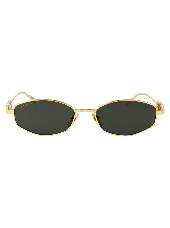 Gg1802s Gold-gold-grey Metal Sunglasses