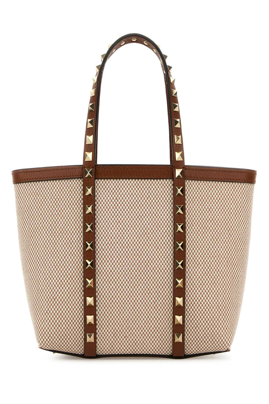 Valentino Garavani Tote Exterior: 100% Fabric tote bag in brown