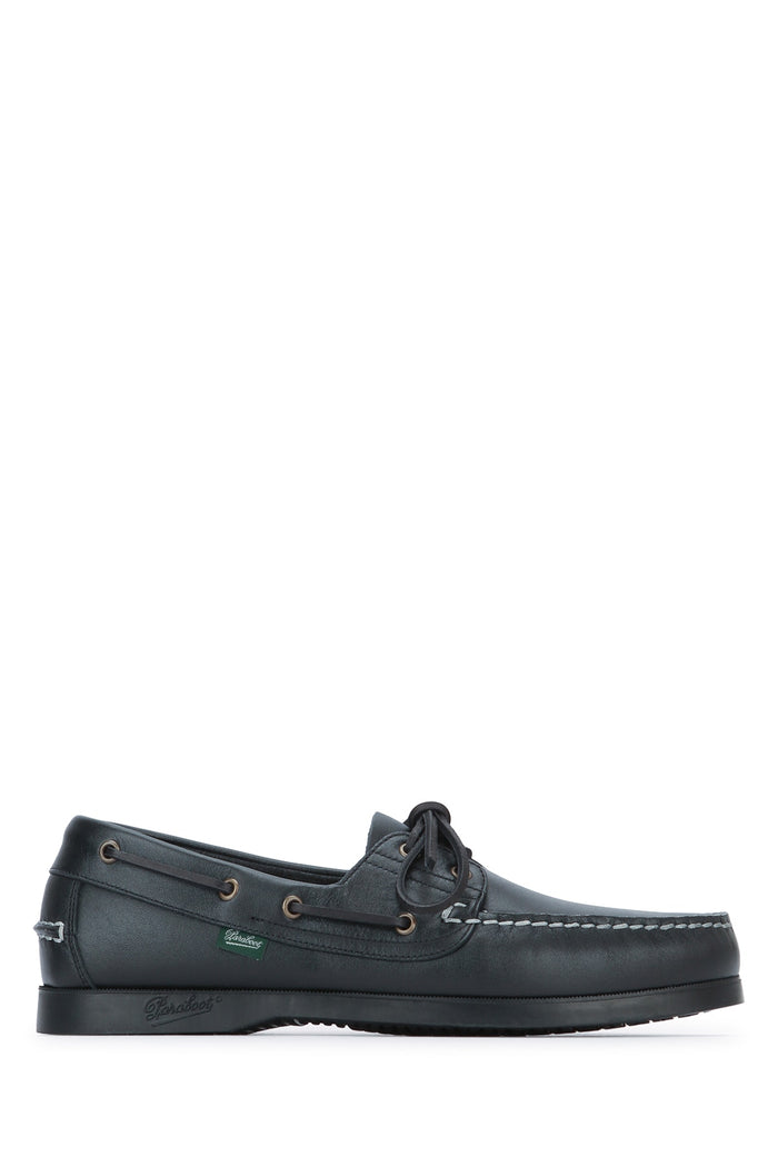 Barth Lissenoirmarinenoire Calf Leather / Rubber Mocassini