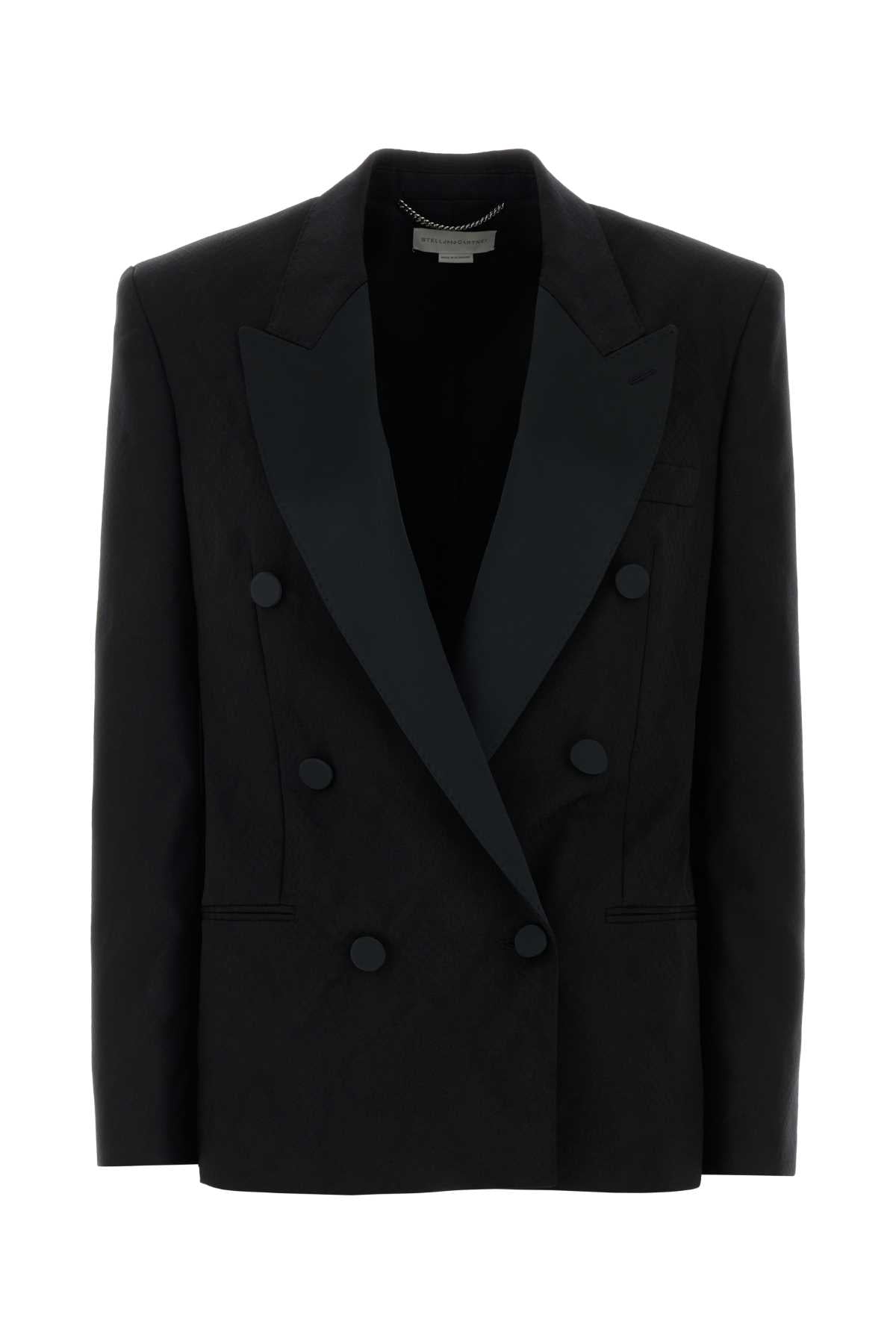 Black Wool Blazer Giacche E Gilet