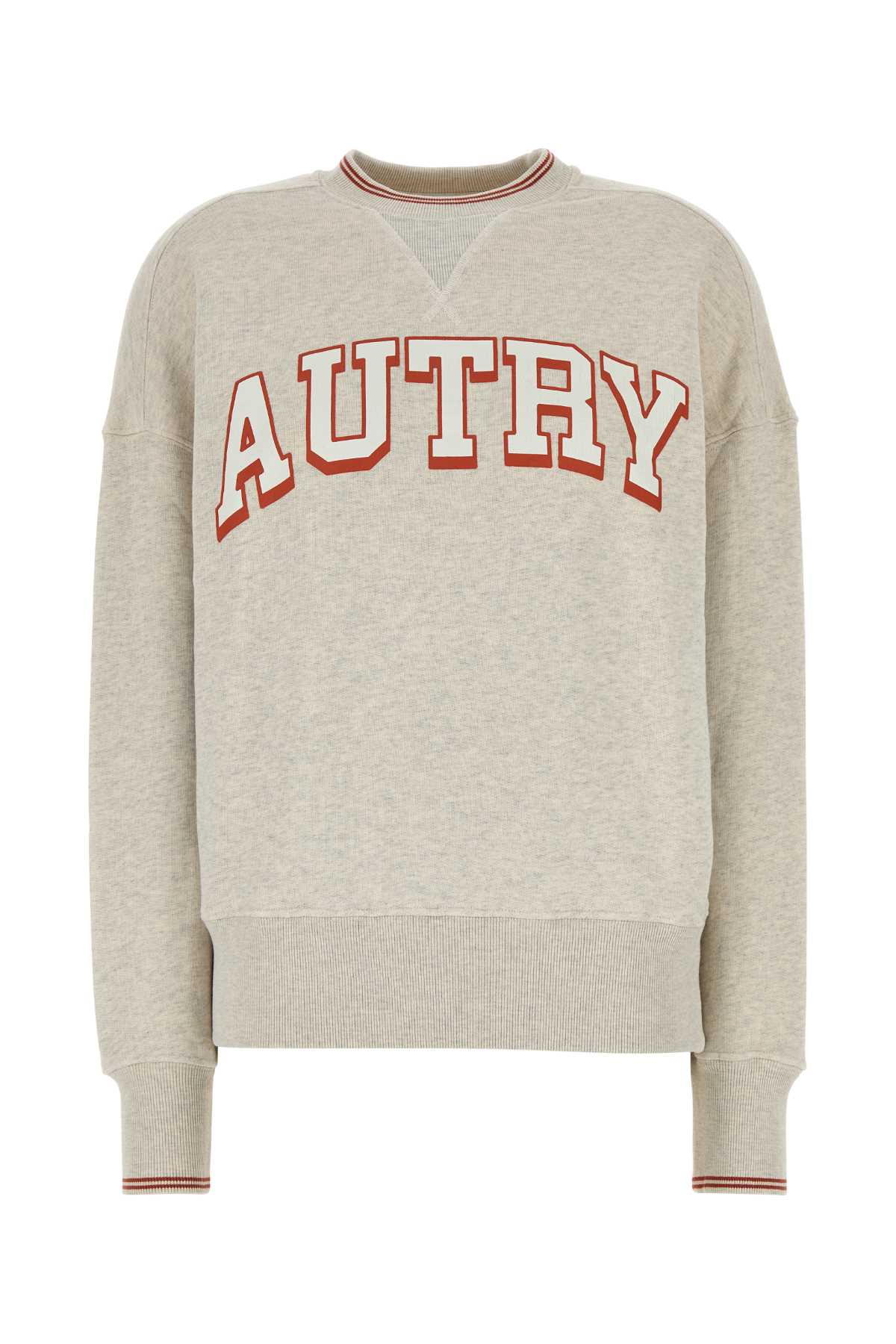 Melange Light Grey Cotton Main Wom Sweatshirt 75jj Exterior: Felpe