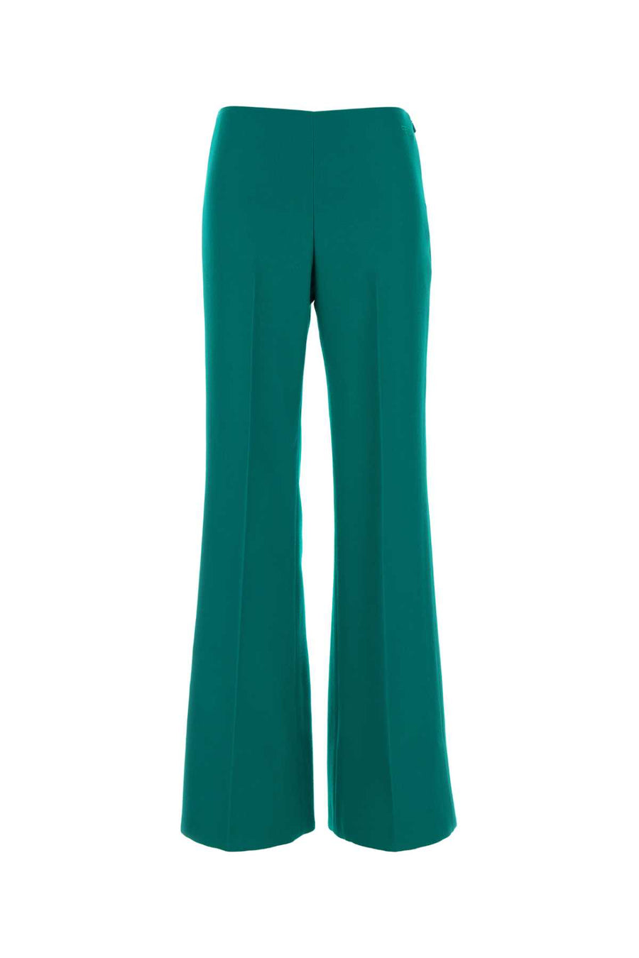 Fendi Grain 100% Virgin wool trousers in green