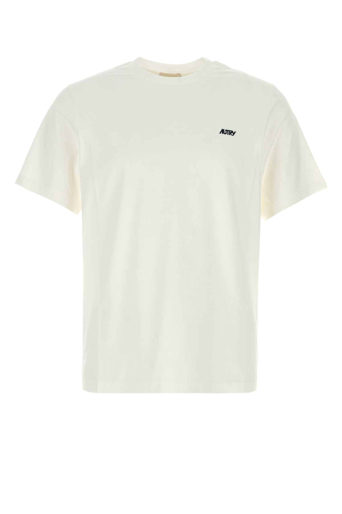 White Cotton T-Shirt Cottonwhite Exterior