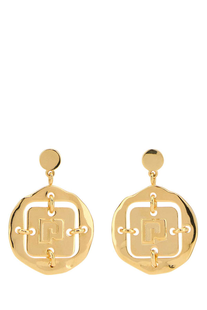 Gold Metal Earrings Orecchini