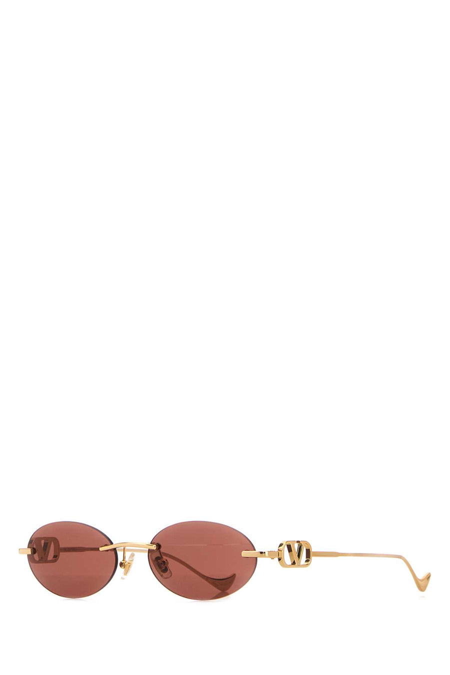 Valentino Garavani SUNGLASS 100% Metal sunglasses in gold
