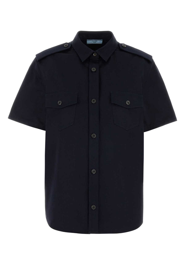 Prada 100% Cotton shirt in navy