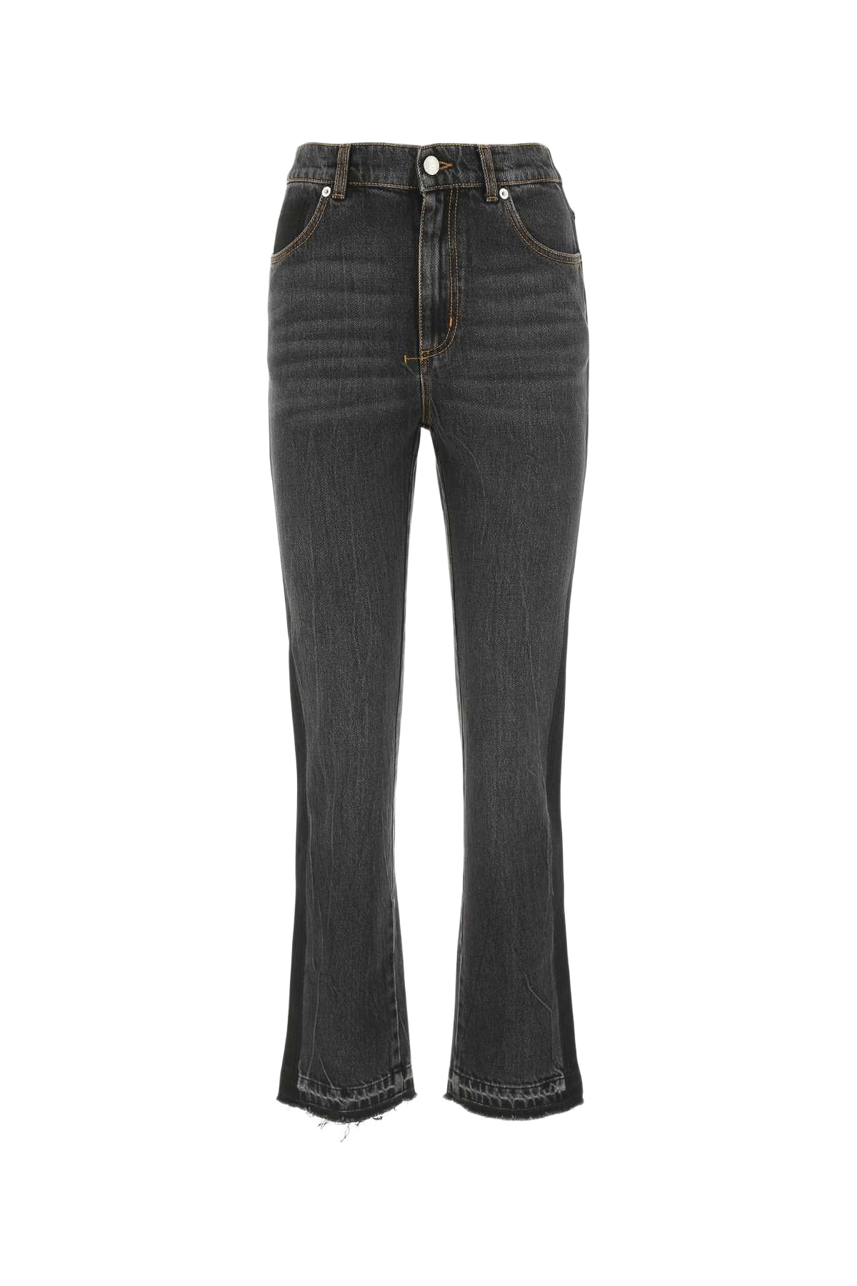 Black Denim Jeans 1131 Exterior: Cotton