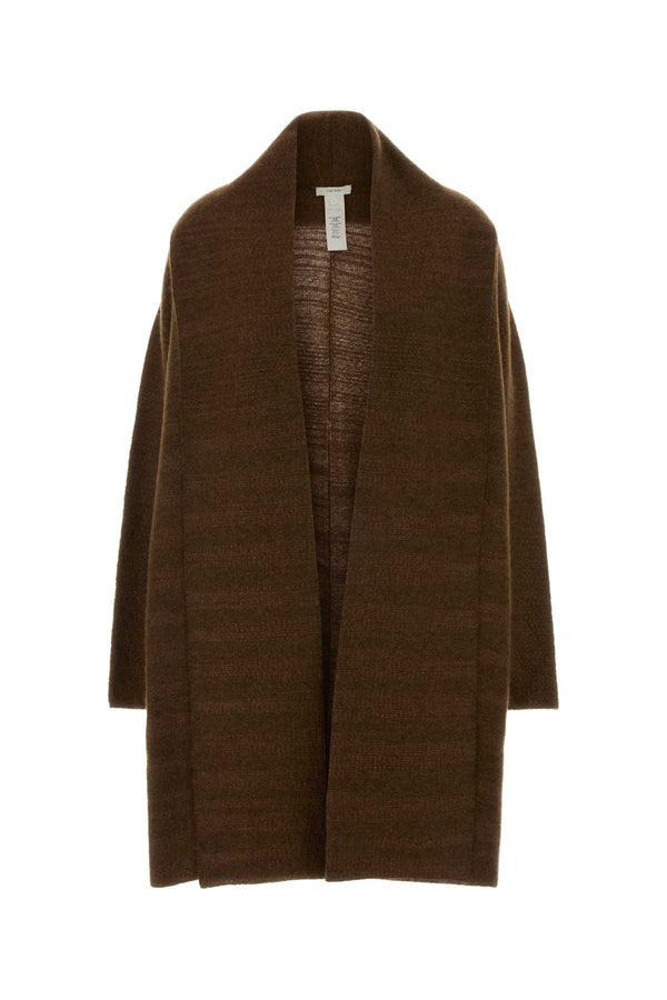 The Row Coat 50% Cashmere cardigan in brown