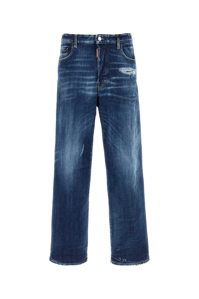 Stretch Denim Loose Jeans Navyblue Co Pl Ea