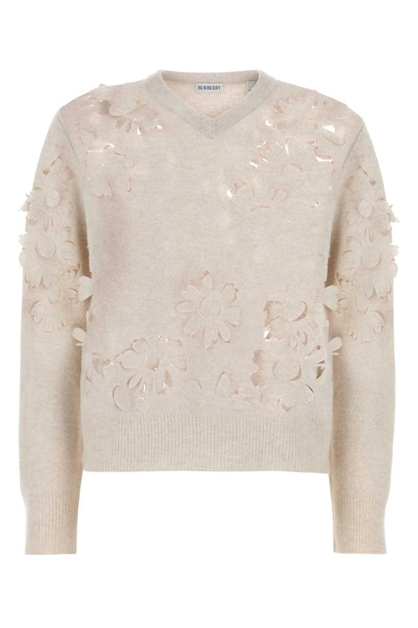 Burberry 100% Wool sweater in beige