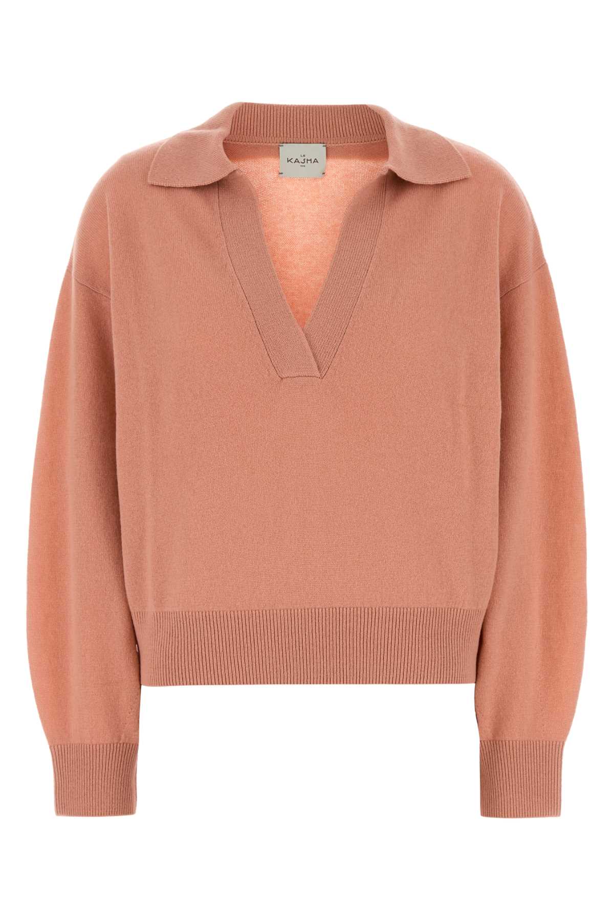 Salmon Cashmere Oversize Jackson Sweater Newpeach Exterior: Organic Maglie