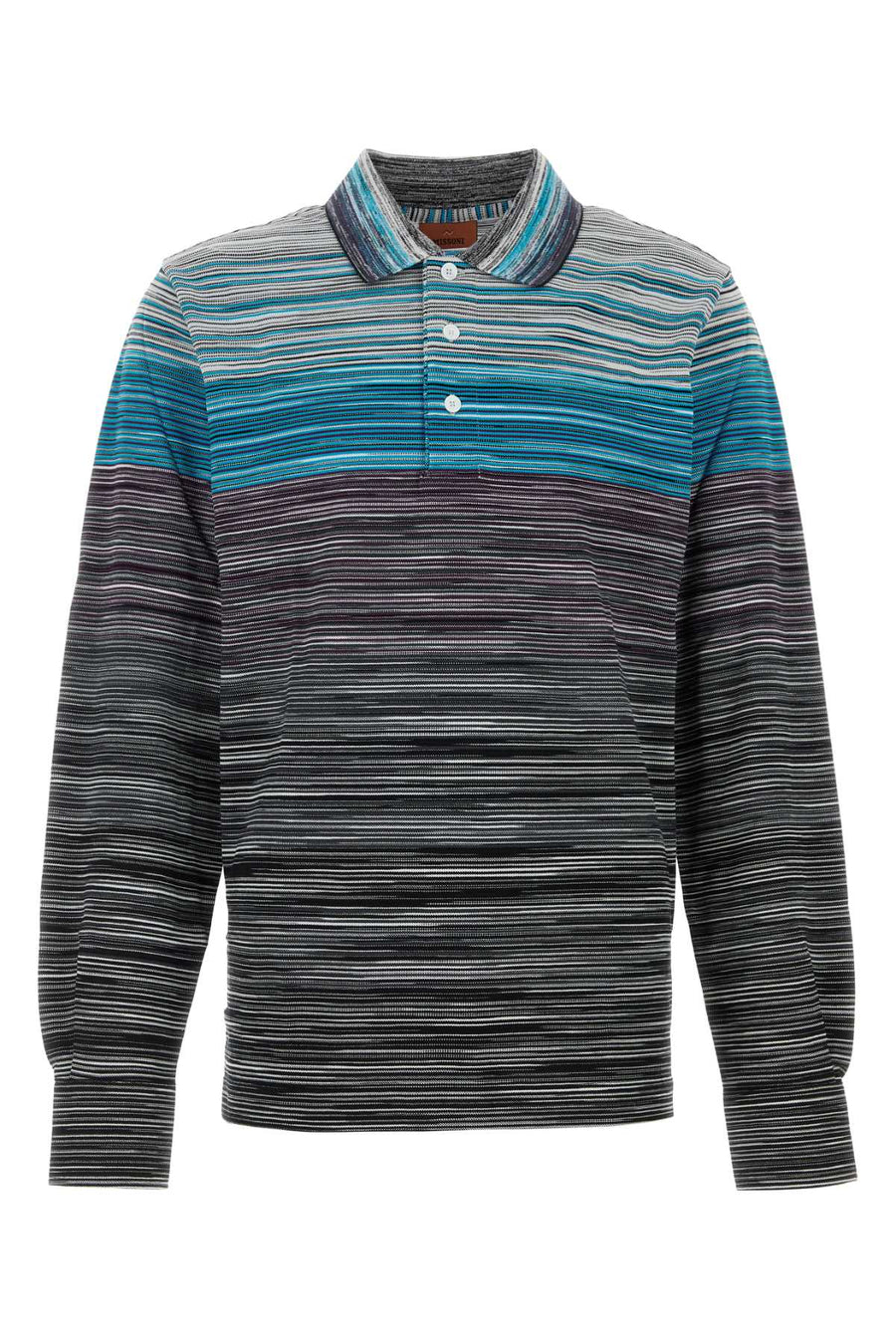 Missoni 100% Cotton polo shirt in blue