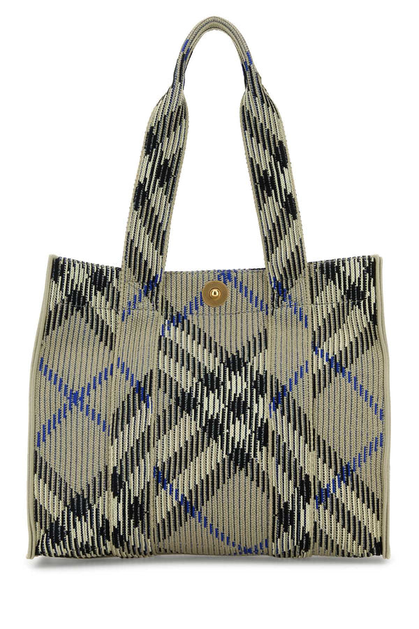 Burberry Knit Exterior: 100% Nylon tote bag in beige