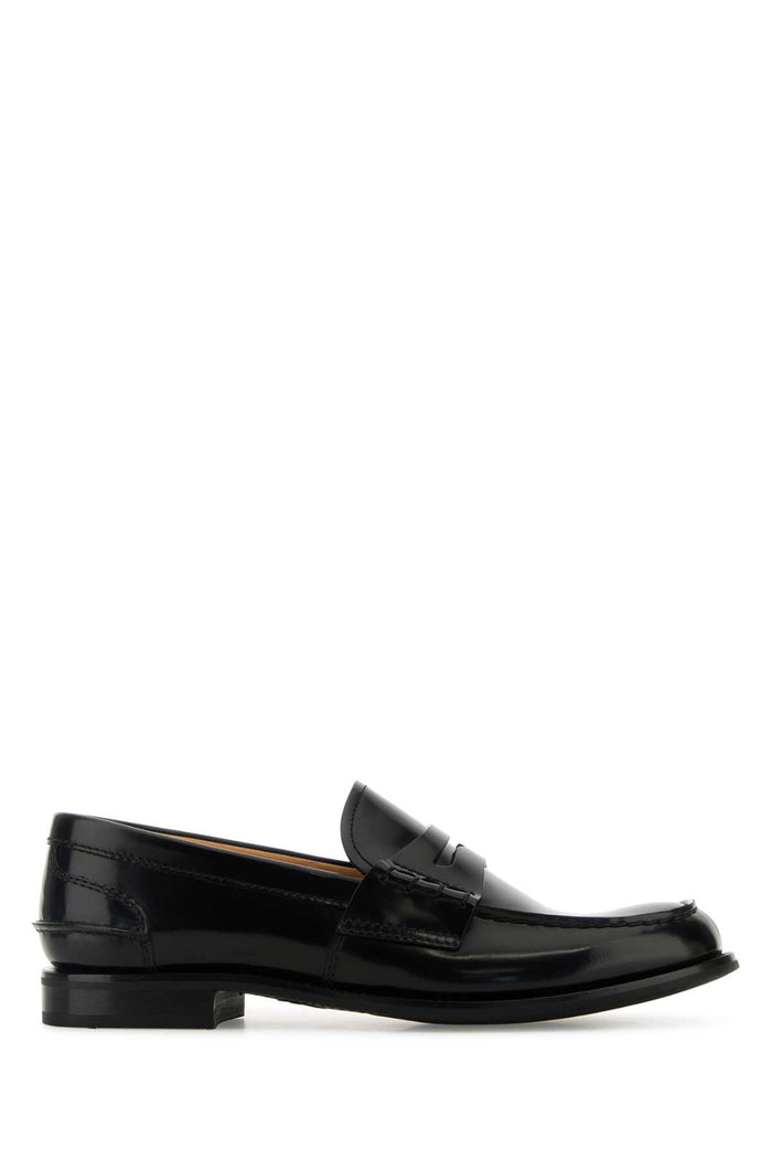 Black Leather Pembley Loafers F0aab Vitello Mocassini