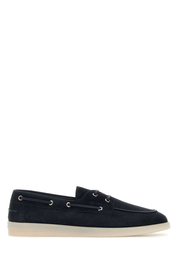 Prada Exterior: 100% Suede loafer in navy