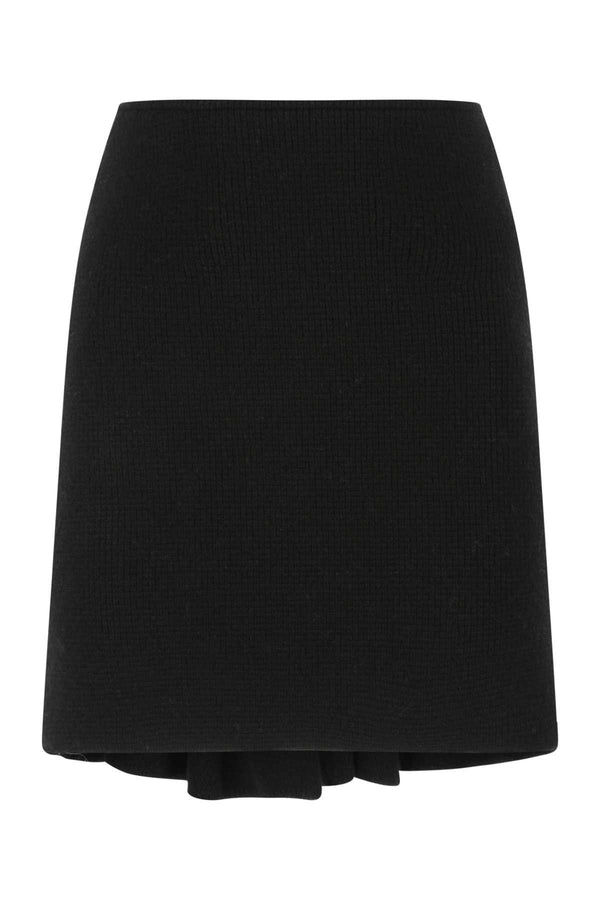 Bottega Veneta 93% Wool skirt in black