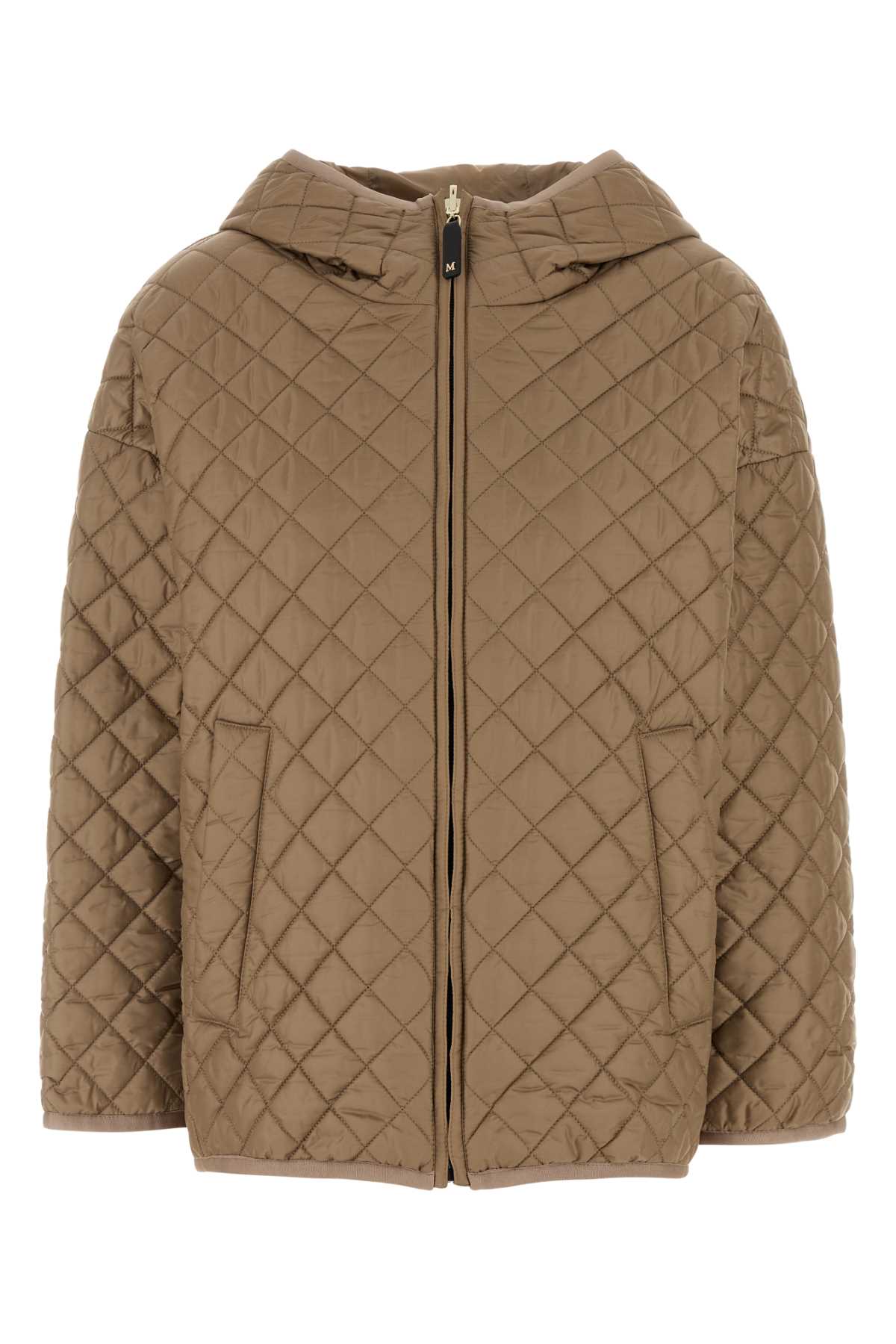 Camel Polyester Leo Reversible Jacket Honey Giubbini