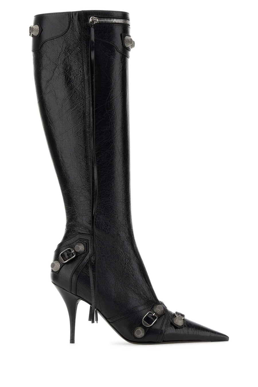 Balenciaga Exterior: 100% Lamb boots in black