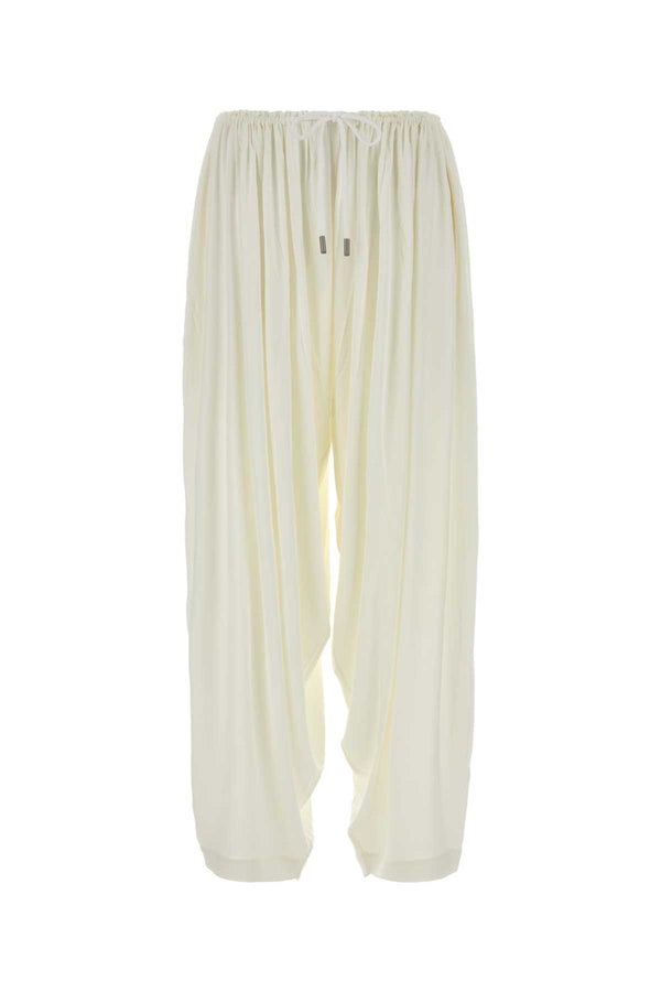 Italist Waist 100% Viscose trouser in ivory