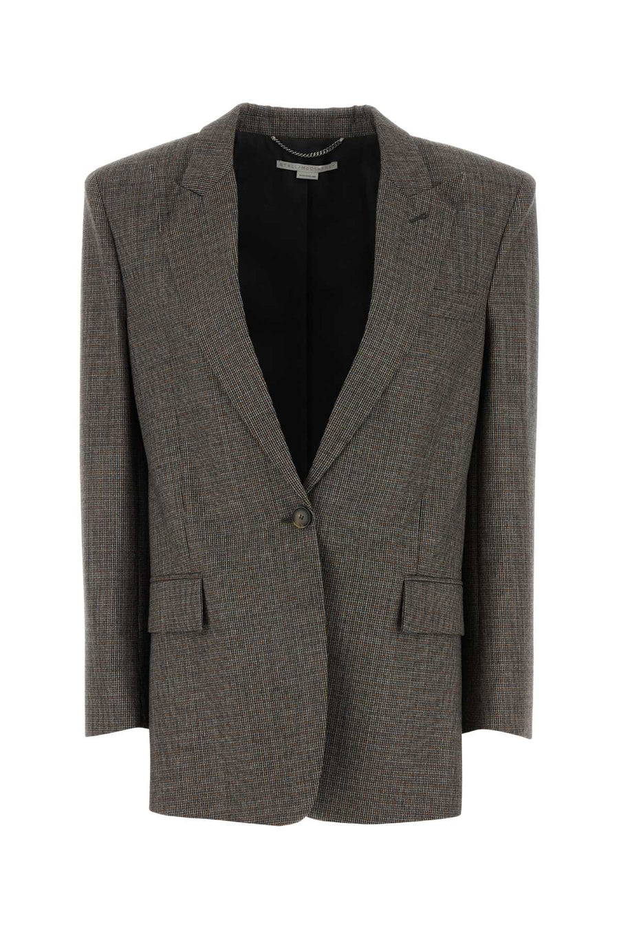 Stella McCartney Exterior: 100% Wool blazer in gray