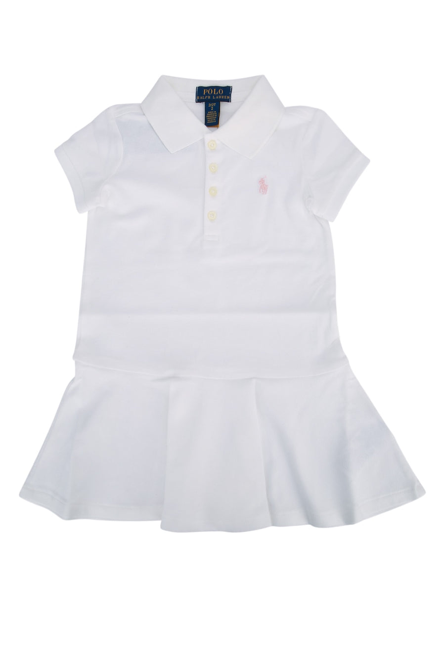 Polo Ralph Lauren Jr 98% Cotton dress in white