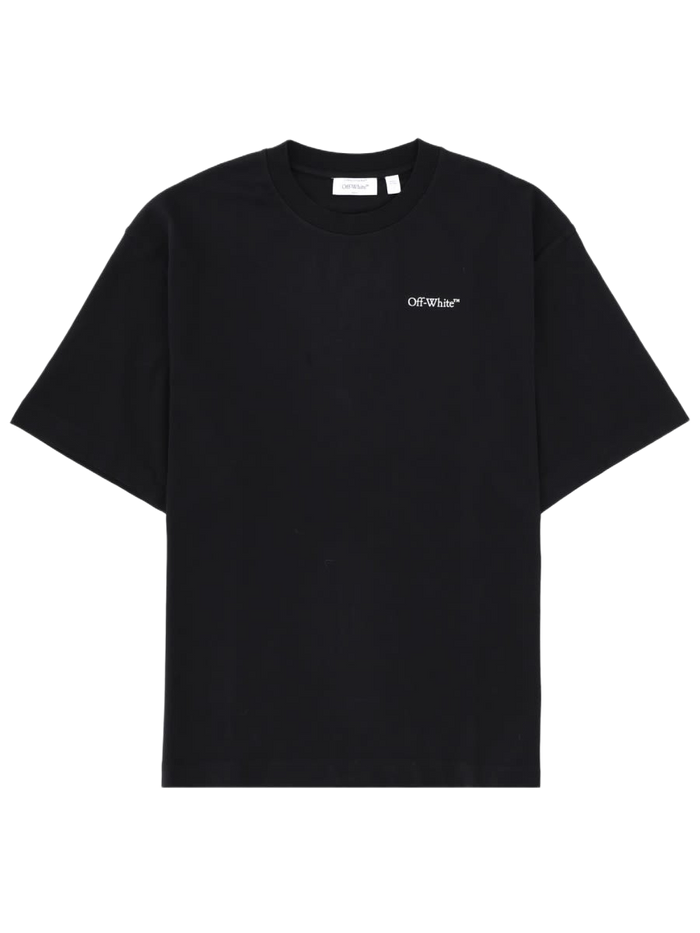 T-Shirt With Logo Black Cotton T-shirts