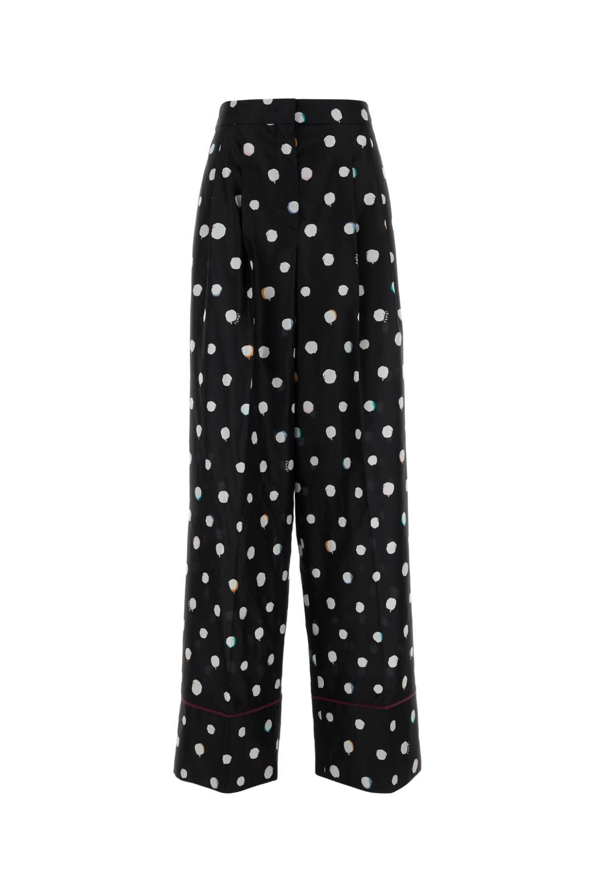 Black Exterior: Silk Pantaloni