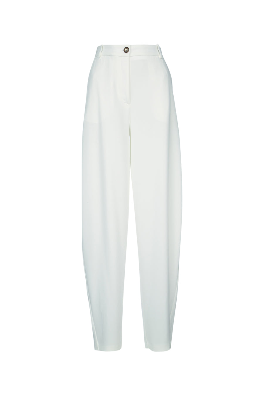 Elisabetta Franchi 98% Polyester trousers in white