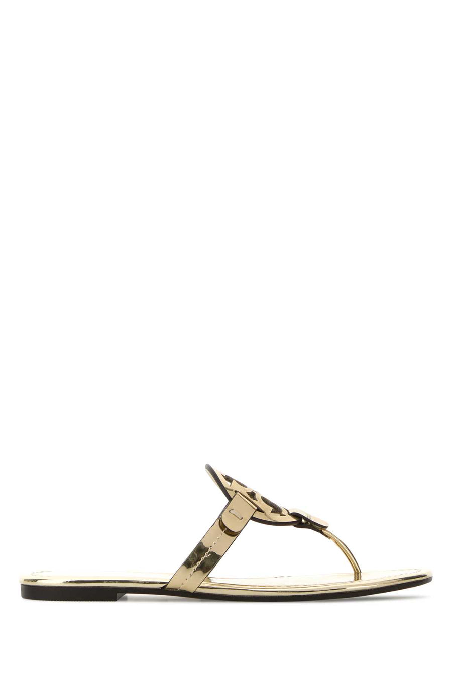 Tory Burch Upper: 100% Polyurethane sandal in gold